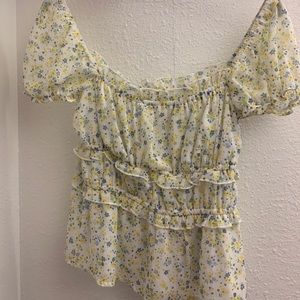 Off shoulder Mi-ami crop top